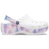 Classic Platform Clog „Dream” „Alb-violet”