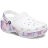 Classic Platform Clog „Dream” „Alb-violet”