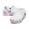 Classic Platform Clog „Dream” „Alb-violet”