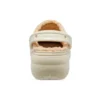 Classic Platform Lined Clog „Bone”