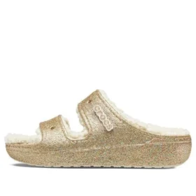Classic Sandal Cozzzy cu Glitter „Multi Gold”