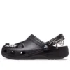 Classic Sandal unisex casual „Feel The Positivity”, negre