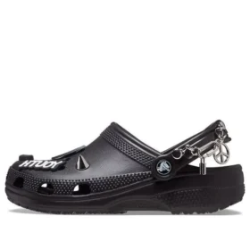 Classic Sandal unisex casual „Feel The Positivity”, negre