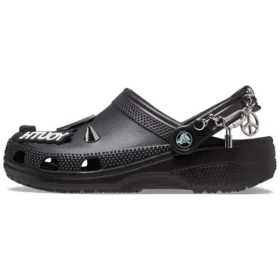 Classic Sandal unisex casual „Feel The Positivity”, negre