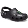Classic Sandal unisex casual „Feel The Positivity”, negre