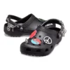 Classic Sandal unisex casual „Feel The Positivity”, negre
