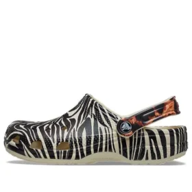 Classic Sandal unisex cu imprimeu animalier „White”