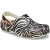 Classic Sandal unisex cu imprimeu animalier „White”