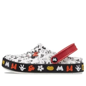 Classic x Mickey Mouse Saboți „Alb Roșu Negru”