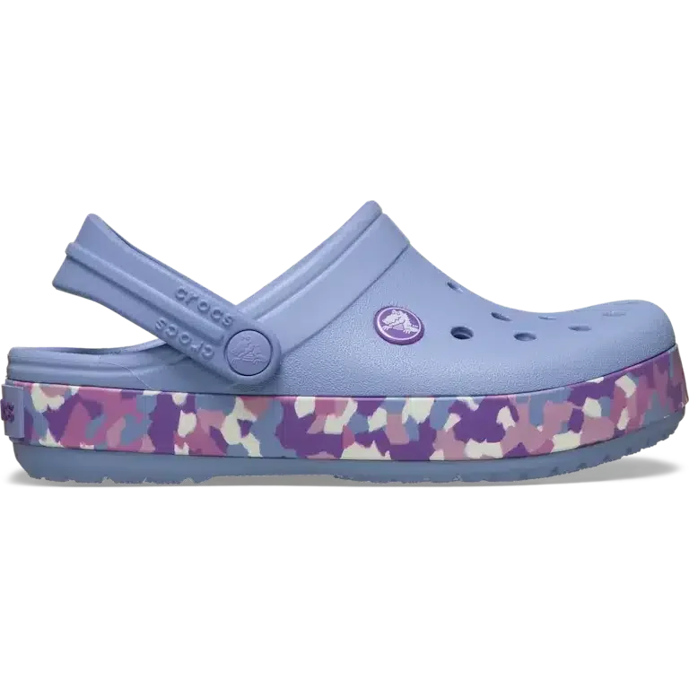 Crocband Glow Confetti Band Clog pentru copii Crocband Glow Confetti Band Clog pentru copii