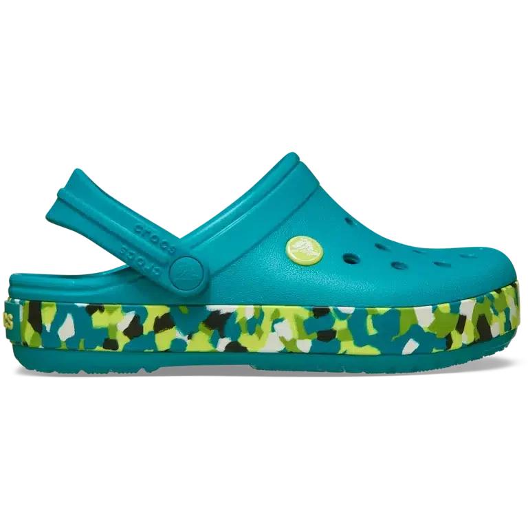 Crocband Glow Confetti Band Clog pentru copii Crocband Glow Confetti Band Clog pentru copii