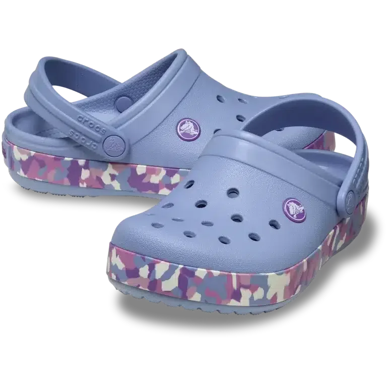 Crocband Glow Confetti Band Clog pentru copii Crocband Glow Confetti Band Clog pentru copii