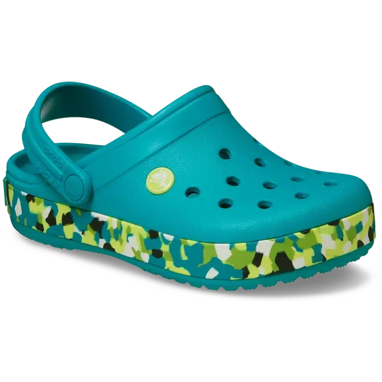 Crocband Glow Confetti Band Clog pentru copii Crocband Glow Confetti Band Clog pentru copii