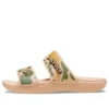 Crocs clasice cu imprimeu camuflaj „Tan Green”