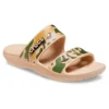 Crocs clasice cu imprimeu camuflaj „Tan Green”