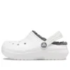 Crocs Classic Clog pentru copii, saboți, sandale sportive „White Grey”