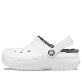 Crocs Classic Clog pentru copii, saboți, sandale sportive „White Grey”