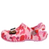 Crocs x A Bathing Ape Saboți „Carnation”