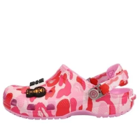 Crocs x A Bathing Ape Saboți „Carnation”