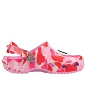 Crocs x A Bathing Ape Saboți „Carnation”