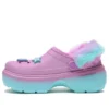 Crocs x Aespa Saboți „Lilac Blue”