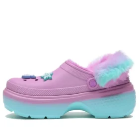 Crocs x Aespa Saboți „Lilac Blue”