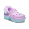 Crocs x Aespa Saboți „Lilac Blue”