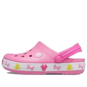 Crocs x Fun Lab Disney Minnie Saboți „Pink White”