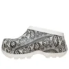 Crocs x Jean Paul Gaultier Hydra Saboțe „Fishnet Chalk”
