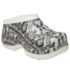 Crocs x Jean Paul Gaultier Hydra Saboțe „Fishnet Chalk”