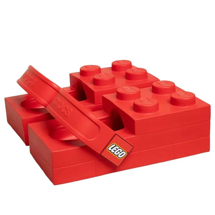 Crocs x LEGO Brick Saboțe „Red” Crocs x LEGO Brick Saboțe „Red”
