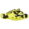 Crocs x MCM Saboți cu imprimeu camuflaj „Galben neon”