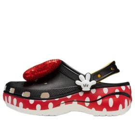 Crocs x Minnie Mouse Platform Clogs „Negru Roșu Alb”