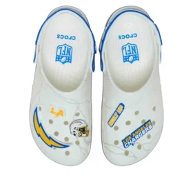 Crocs x NFL Classic Clog Los Angeles Chargers „Alb-albastru”