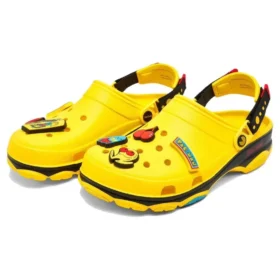 Crocs x Pac-Man Classic Clogs „Galben Negru”