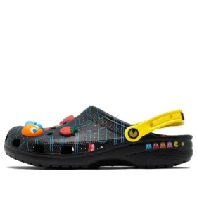 Crocs x Pac-Man Saboți All-Terrain „Black Yellow”