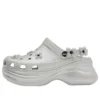Crocs x SMFK Bae Saboți „Silver Glitter”
