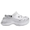 Crocs x SMFK Bae Saboți „Silver Glitter”