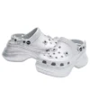 Crocs x SMFK Bae Saboți „Silver Glitter”