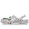 Crocs x Steven Harrington Classic Clogs „Quickstrike – Alb Negru”
