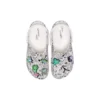 Crocs x Steven Harrington Classic Clogs „Quickstrike – Alb Negru”