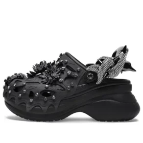 Crocs x Swarovski Classic Bae Saboț „Black”