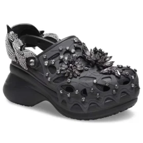 Crocs x Swarovski Classic Bae Saboț „Black”