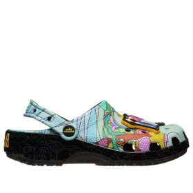 Crocs x The Beatles Saboți „Multi-Color Black”