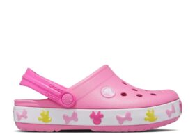 Disney x Crocs Classic Clog pentru copii „Fun Lab Mickey Lights – Pink Lemonade”