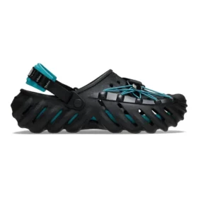 Echo Clog cu șireturi reflectorizante „Black Teal”