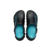 Echo Clog cu șireturi reflectorizante „Black Teal”