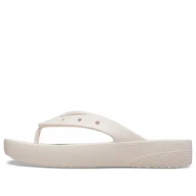 Flip-flop cu platformă clasică „White”