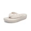 Flip-flop cu platformă clasică „White”