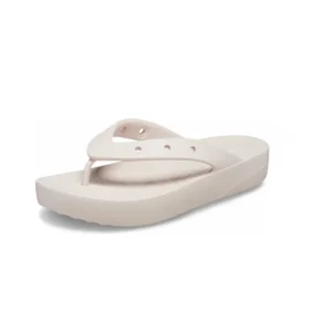 Flip-flop cu platformă clasică „White”